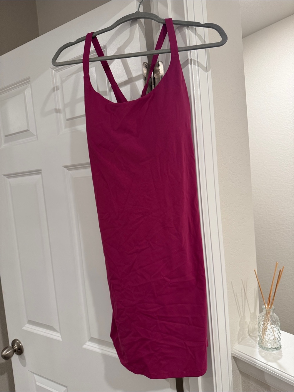NWOT HALARA Fuchsia Pink Sleeveless Jumpsuit Romper